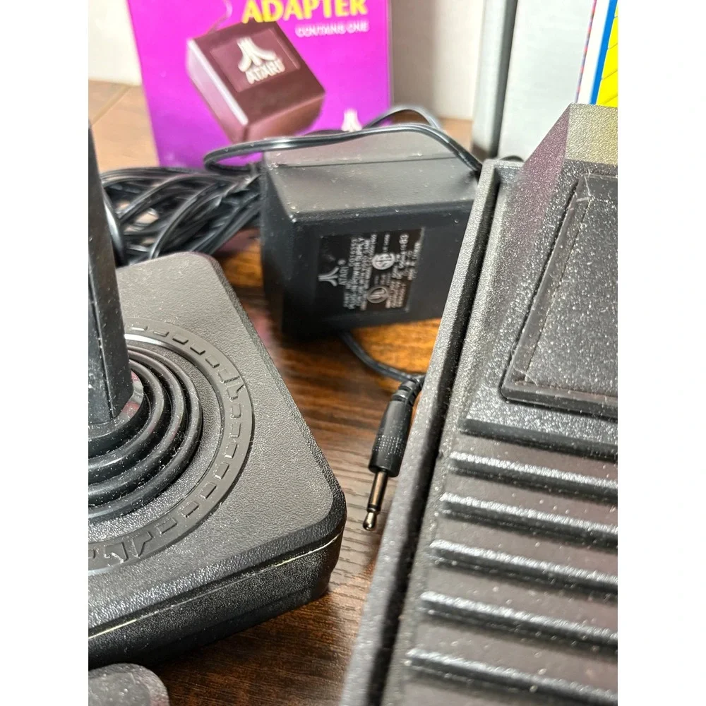 Atari 2600 Darth Vader Console Set- Games- Joysticks-‎ Original Matching Box